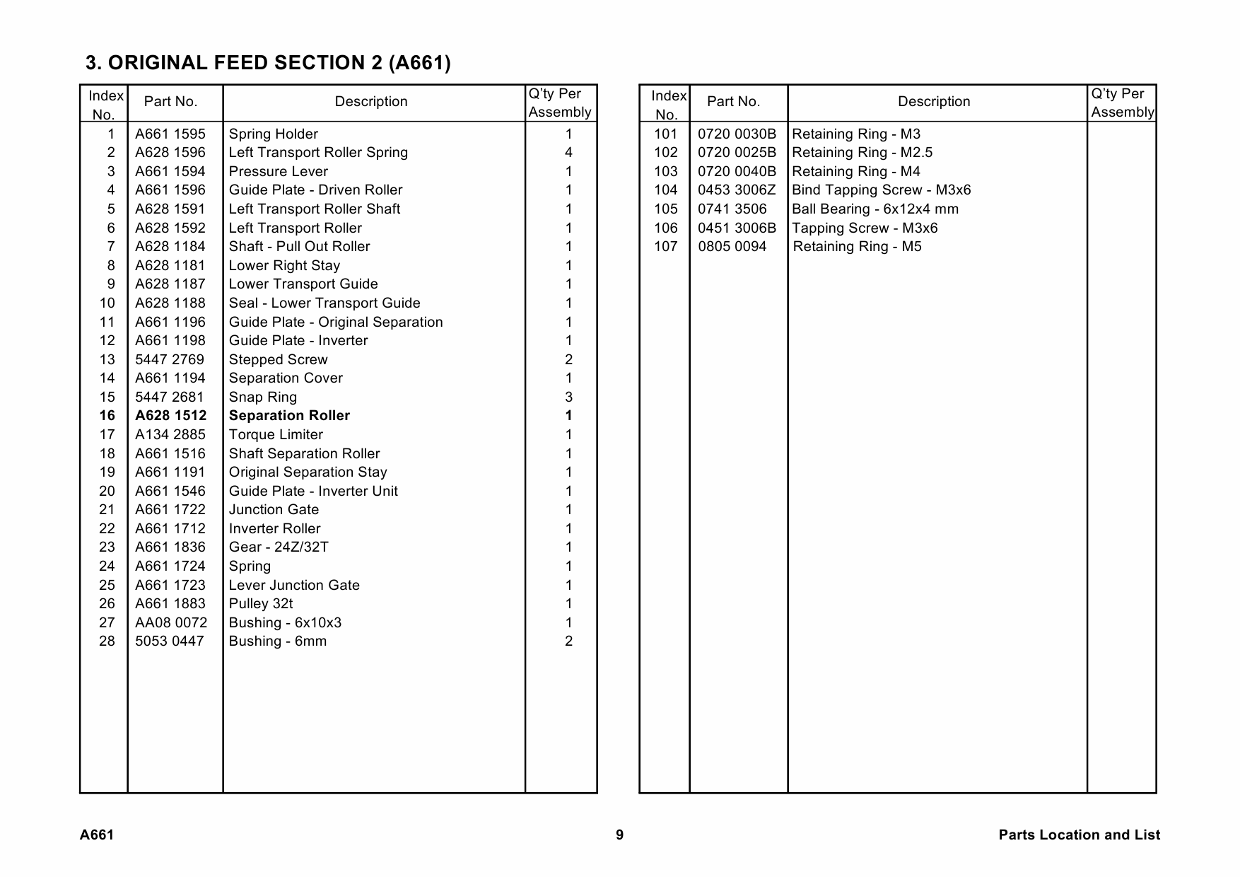 RICOH Options A661 AUTO-REVERSE-DOCUMENT-FEEDER Parts Catalog PDF download-5